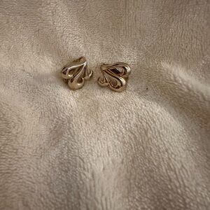 Vintage Elegant silver clip on Earrings